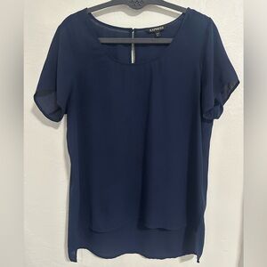 Express Women's Deep Blue Blouse